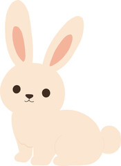 Obraz premium Cute Woodland Bunny Rabbit