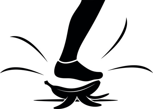 A stylized illustration of a foot stepping on a small creature with splashing water effects