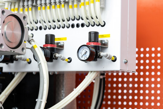 Electrical wiring distribution box. Electrical control panel.