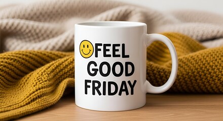 Feel Good Friday Mug Designs: Celebrate the Joy of the Weekend with Positive Vibes and Smiles