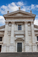 Fototapeta premium The Cathedral of Urbino is a Catholic cathedral in the city of Urbino, Italy, dedicated to the Assumption of the Blessed Virgin Mary