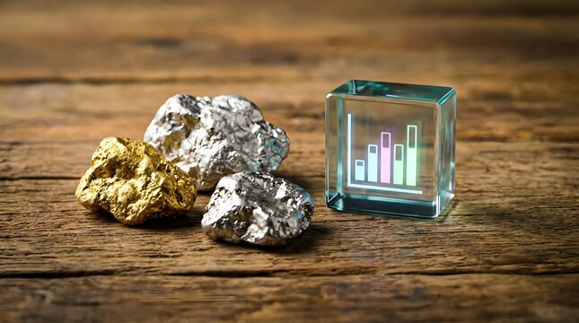 Precious metal investment analysis shows rising value for gold and silver assets over time