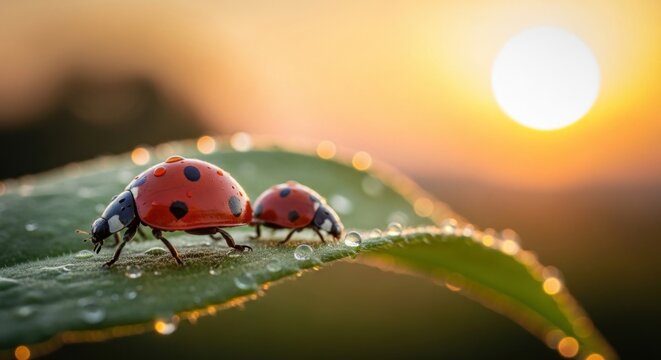ladybug on a leaf