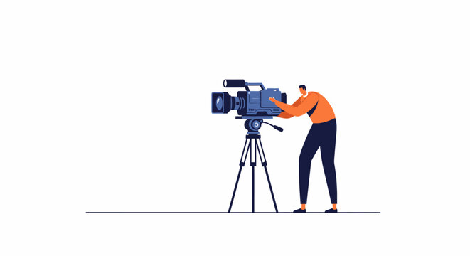 Professional content strategist filming high-quality brand narratives for premium B2B marketing campaigns and corporate video production.