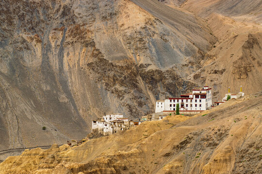 Lamayuru or Yuru Monastery, Eternal Monastery, is a Tibetan Buddhist monastery in Lamayouro, Leh district, Ladakh, India. Surrounded by moonland, landscape resembling lunar surface.