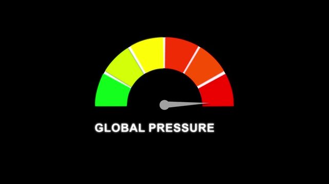 Global pressure Risk meter Animation