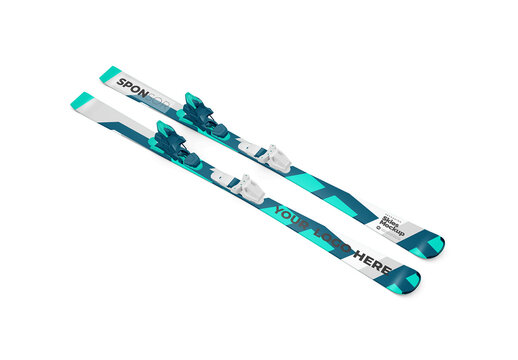 Skis Mockup
