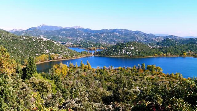 The Bacina Lakes in the Dalmatia region of Croatia, Europe