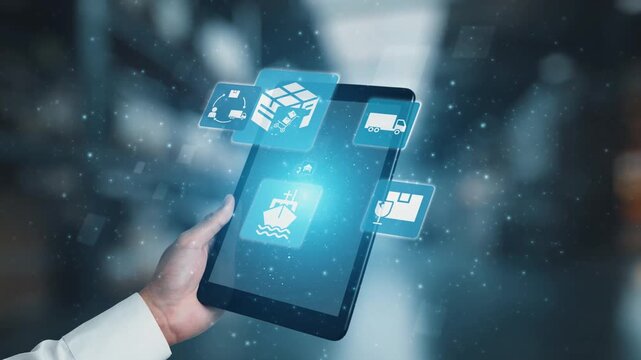 Goods delivery tracking icons show shipping, goods delivery routes, and logistics monitoring. Goods delivery tracking ensures timely goods delivery, secure handling, and accurate tracking. Gist