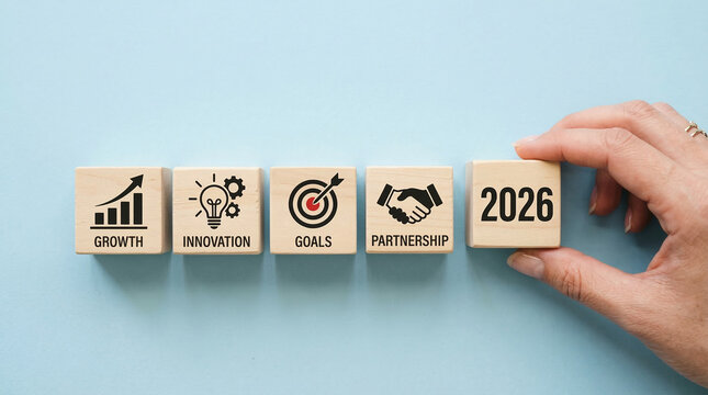 A glowing blue cube, representing a central processing unit or AI core, sits atop a complex motherboard with illuminated orange and blue circuit lines.