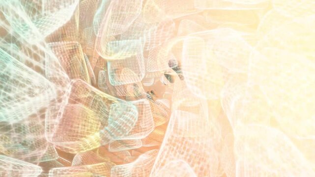 Abstract colorful digital art background.