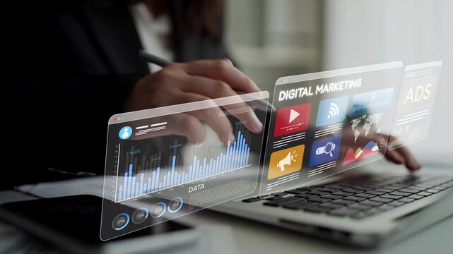 Online ads and digital marketing help brands grow. Content marketing builds engagement. Marketing tools boost ROI. Effective ads and marketing drive online business success. Muxer