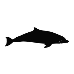 Fototapeta premium Dolphin Silhouette vector