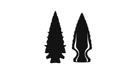 Two dark coniferous tree shapes stand out as a striking silhouette © FARABI