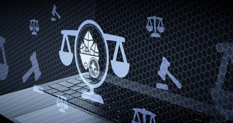 Inteligencia artificial en medicina y salud digital con estetoscopio y destellos de datos © sh99