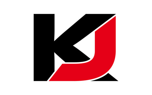 Creative KJ Letter Logo Design Service