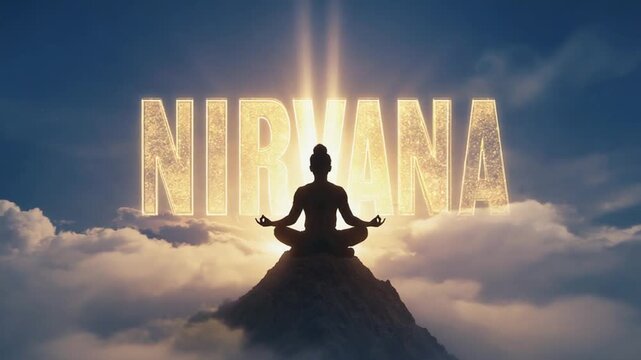 Background of Nirvana. Peace. Meditation.