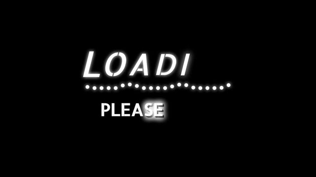 loading text animation overlay effect for social media backgrounds