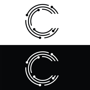 abstract vector font