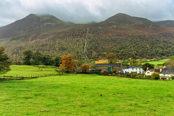Naklejka premium Beautiful autumn landscape of England. United Kingdom