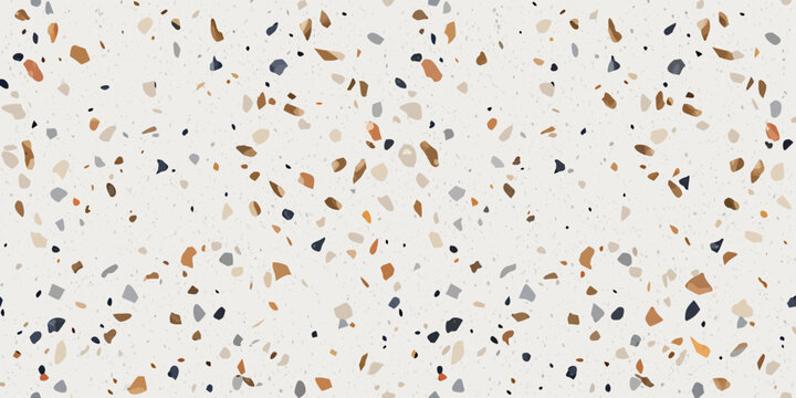 Abstract speckled pattern with scattered stone and mineral fragments