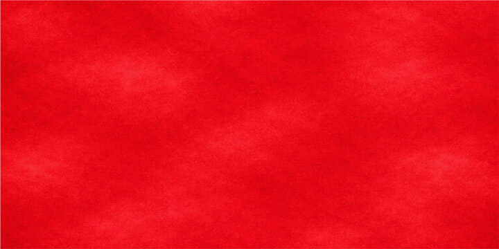 A dark grunge red paper and fabric texture background with a vintage textile pattern on a blank canvas material surface for a Christmas wallpaper design