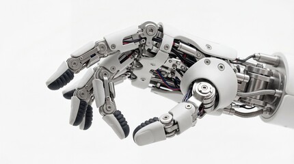 Advanced Robotic Prosthetic Arm and Hand with Intricate Mechanical Joints