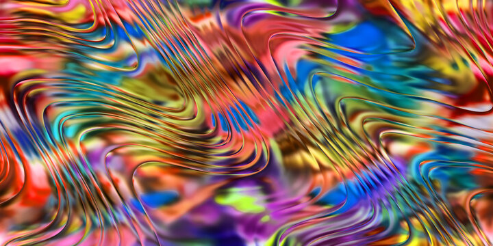 wildy wavy, distorted glass color effect