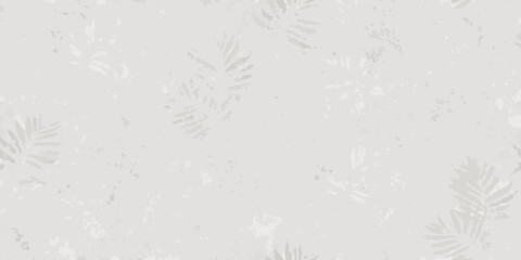 Obraz premium Subtle botanical pattern with delicate fern and leaf silhouettes