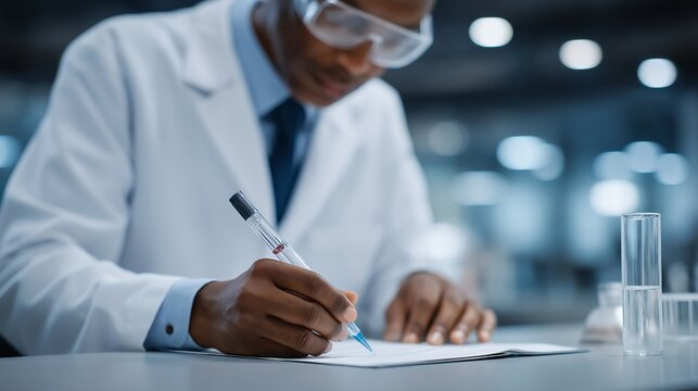 Clinical research monitor auditing placebo-controlled trial data for protocol compliance, source document verification in progress, sterile clinical research organization office with quality