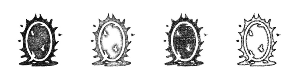 Sketch magic portal icon design set © David Zydd