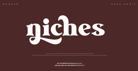 Niche Marketing Concept with Stylish Typography