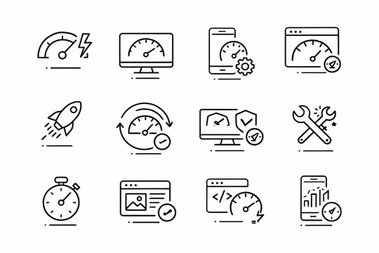 Illustrations of key concepts in web and application performance metrics