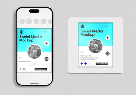 Instagram Social Media Post Mockup
