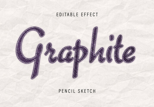 Pencil Sketch Text Effect