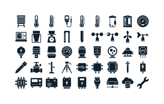 Residential climate monitoring equipment featuring Stevenson screen shelter, thermometer glass tube, mercury thermometer scale,