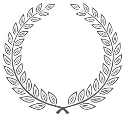 Obraz premium Laurel Wreath Symbol of Victory Achievement and Excellence