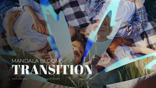 Mandala Bloom Transition / Horizontal / Part 07