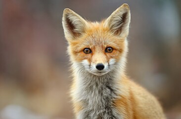 Fototapeta premium Close-up of a red fox kit