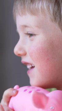 Child with red cheeks holding toy showing skin rash and irritation. Possible allergy, atopic dermatitis, parvovirus B19 or erythema infectiosum in pediatric health concept with skincare treatment. 