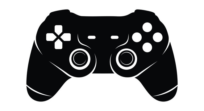 Vector gaming controller icon