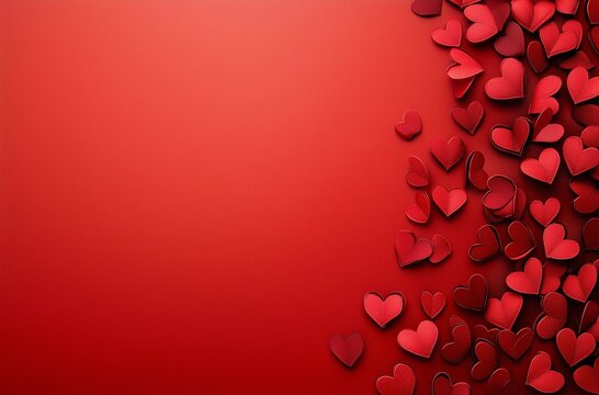 Sfondo con cuoricini. Spazio per testo o messaggio.
