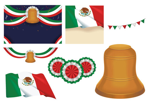 Mexico Independence Illustration Set