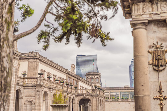 Chapultepec Castle in Mexico City, a historic landmark and cultural heritage site, attracting tourists worldwide. Architecture, history, and iconic travel destination concept