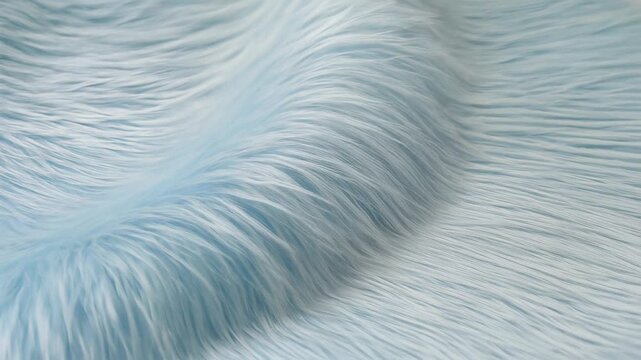 Close-up view of soft blue fur texture on an animal's coat