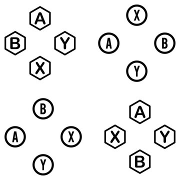 Keyboard control keys icon vector set including arrow keys and WASD buttons for gaming and navigation. Ideal for game interfaces, tutorials, and UI design.