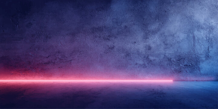Abstract blue background loop featuring rays of light piercing through dark storm clouds and mist over a textured night sea with a motion design of smoke and lightning