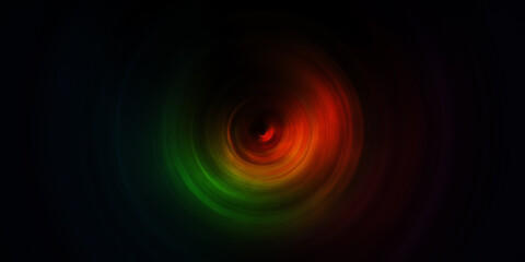 Fototapeta premium Vibrant Swirling Colors in a Dark Space