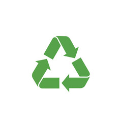 Obraz premium Recycling symbol indicating environmental sustainability and responsible waste management