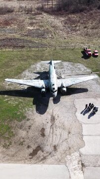 Forgotten Cold War Era Douglas C-47 Skytrain at the Entrance of Zeljava Base